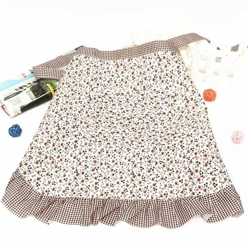 Practical Waist Kitchen Apron Lace Half Bib Maid Costume With Party Favors For Women Waitress