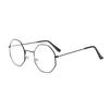 Fashion New Polygon Creative Transparent Ocean Lens Sunglasses Octagonal Trendsetter Sunglasses Metal Frame Glasses