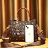 Tote bag pu retro bag 2025 new temperament high-end women's bag fashion large capacity shoulder messenger bag women