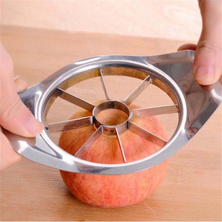 Stainless Steel Apple Slicer and Corer Fruit Cutter Kitchen Gadget