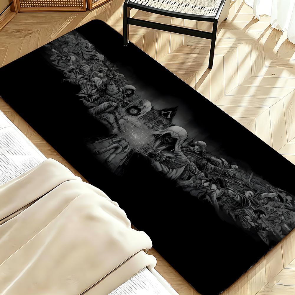 game A-Assassins Game C-Creed Floor Mat Soft Flannel Floor Mat Suitable for Entryways, Living Rooms, Bedrooms, and Bathrooms