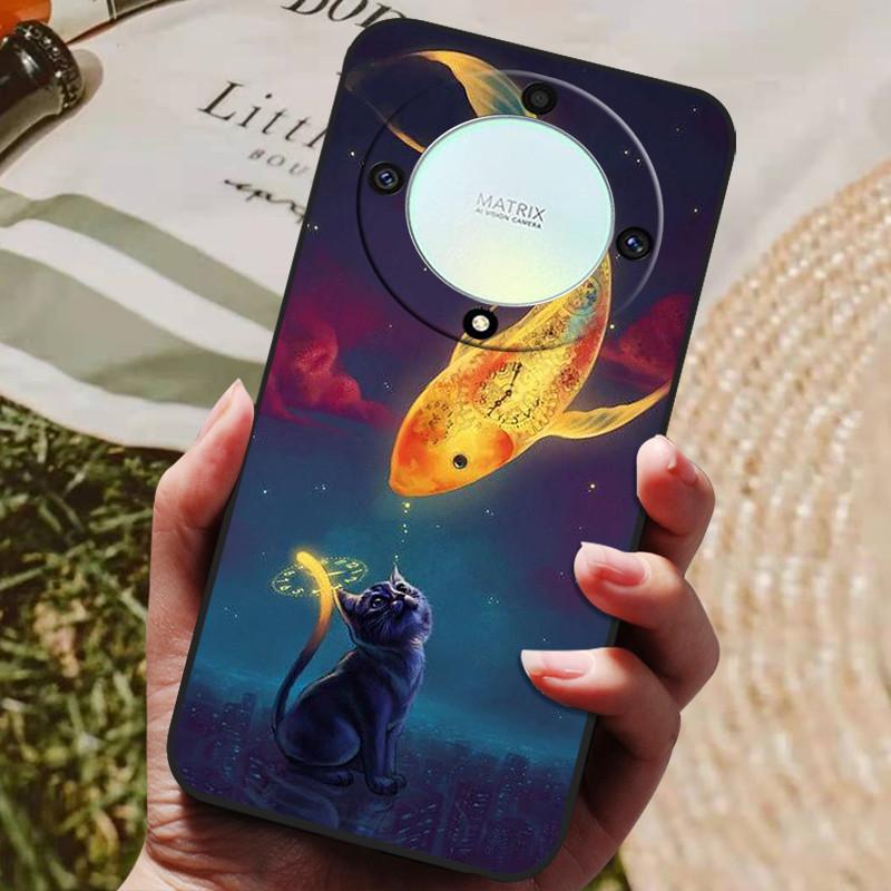 For Honor Magic 5 Lite Case Magic5 Lite Silicone Soft Shockproof Bumper Back Cover For Honor Magic 5 Lite Cover Case Coque Funda