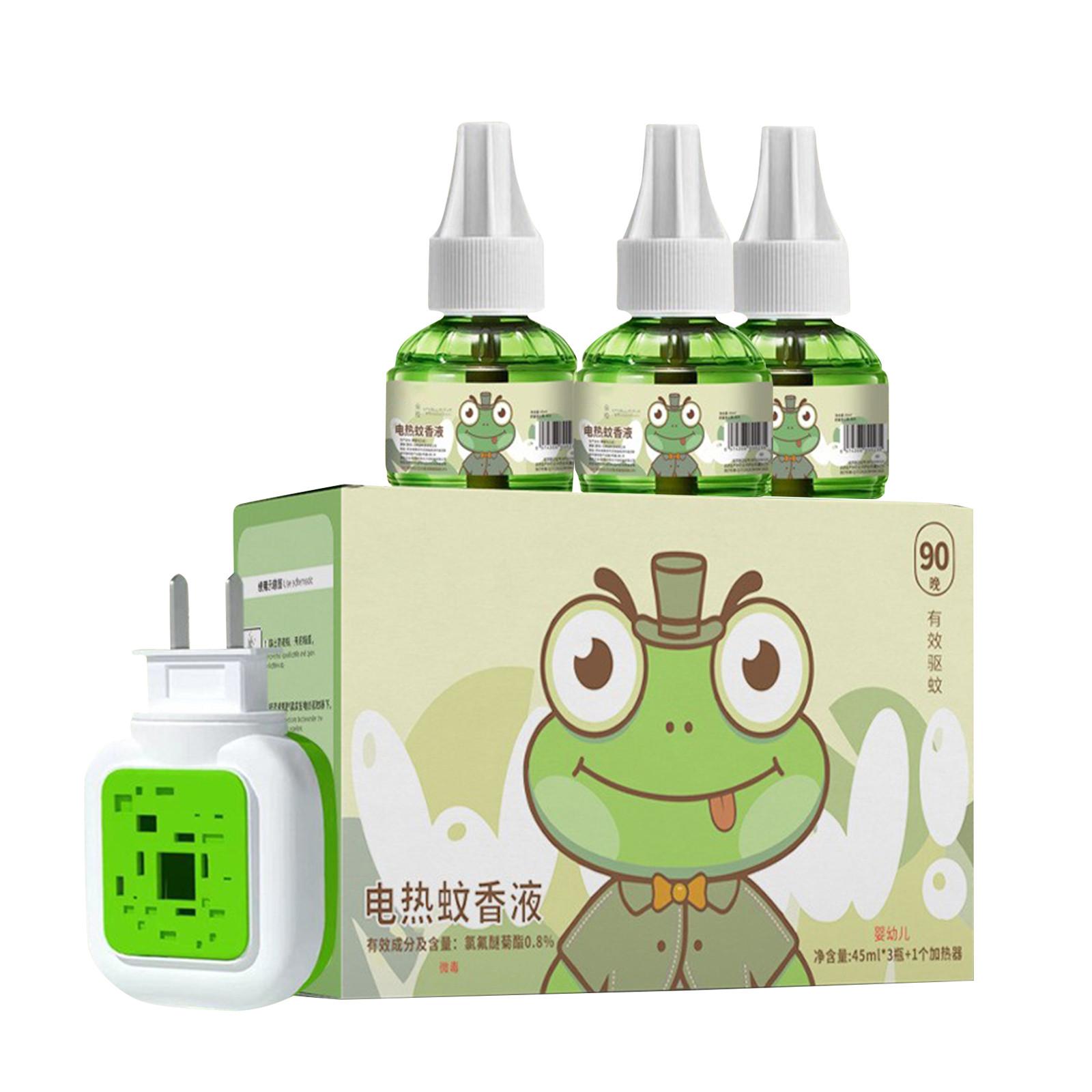 

Подключаемые спирали от комаров, электрические спирали от комаров, репелленты от комаров без запаха для младенцев и маленьких детей, беременных женщин, для домашнего использования, 45 мл One Size зелёный