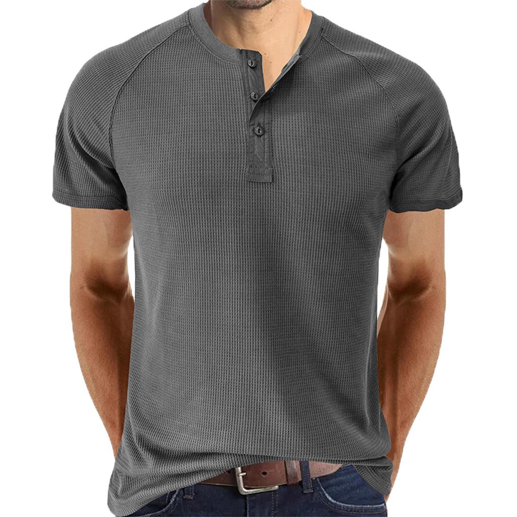 Men'S Short Sleeved Men'S T-Shirt Fashion Casual Color Matching T-Shirt