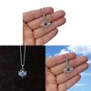 Yoga Lotus Bohemian Pendant Necklace With Geometric Design For Women