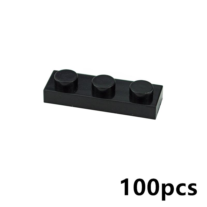 Works With Assembles Particles 3623 1x3 Foundation Plate Construction Blocks Narrow Figures Bricks Parts DIY Instructive Parts Playthings