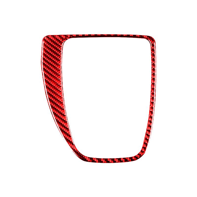 For BMW 5 Series E60 2005-2010 Car Interior Accessories Carbon Fiber Interior Car Gear Shift Panel Trim Cover Frame Stickers