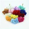 Fashion 6 Heads Artificial Carnation Bouquet Silk Small Bundle Hydrangea Bouquet Soft Realistic Flower Bouquet Gift Bouquet