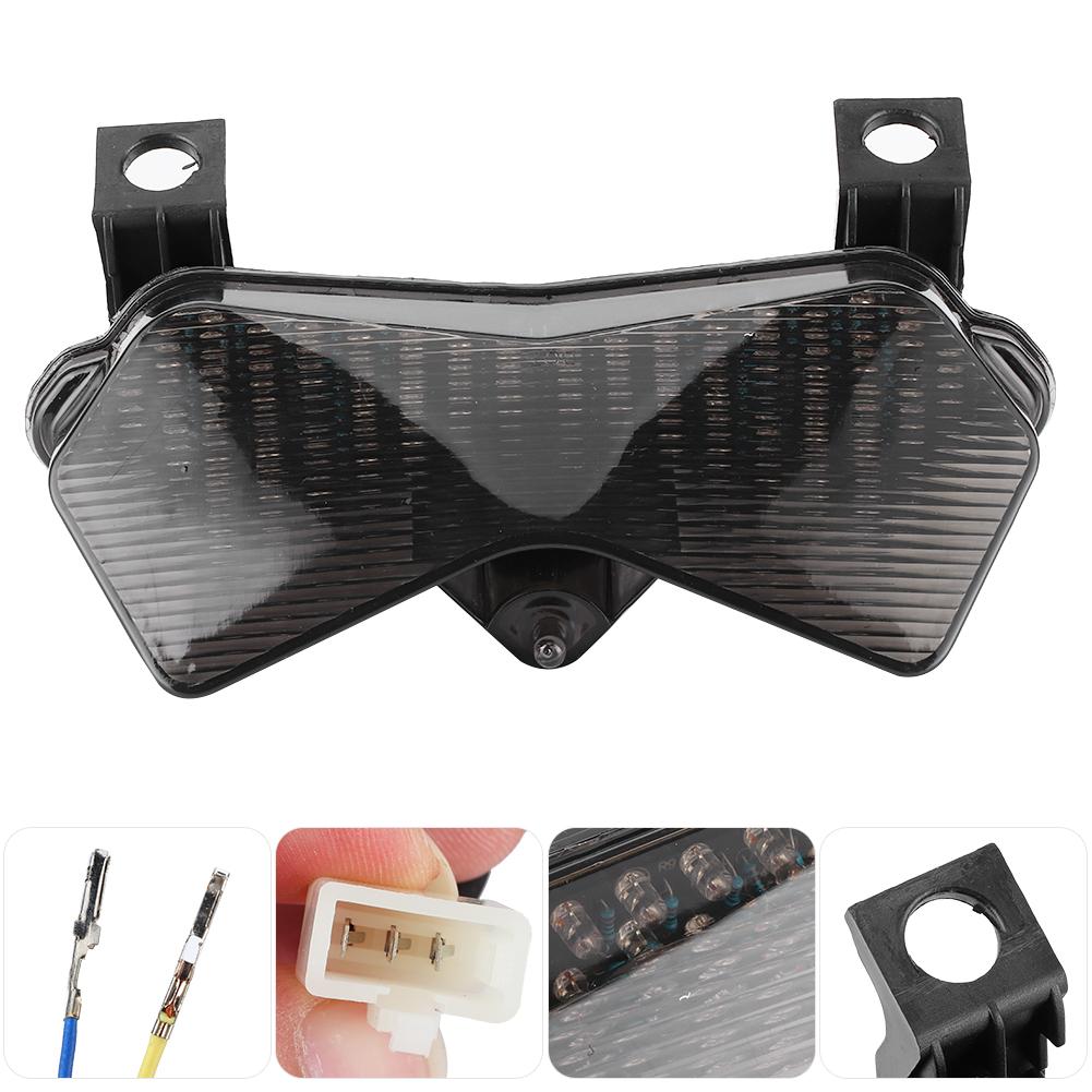 Tail Light Integrated LED Taillight Turn Signals Lamp 12V Fit for Kawasaki Ninja ZX‑6R Z750S ZX‑6RR ZX600 2003‑2004