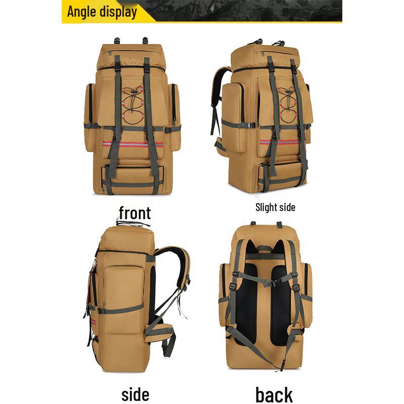 Zaino da Viaggio Mimetico da Uomo da 130L - Borsa da Campeggio Outdoor Ultra-Grande