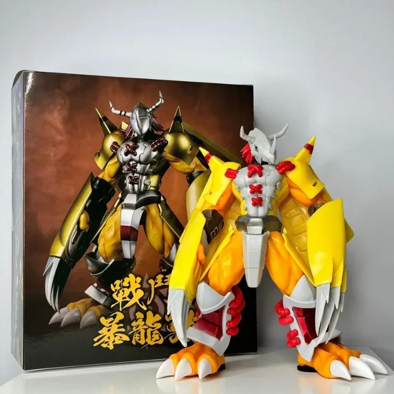 20 см Фигурка War Greymon Аниме Статуэтка Цифрового Монстра Монстр Греймон Фигурка Скульптура Украшение для Гостиной Настольные Аксессуары