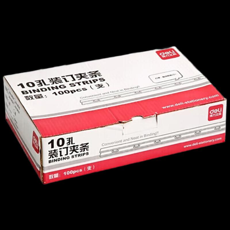 Deli 3825 10-Hole Binding Strips