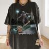 Vintage Mandalorian Shirt Comfort Colors Grogu Skateboarding Tee Retro Streetwear Din Djarin Graphic T-Shirt
