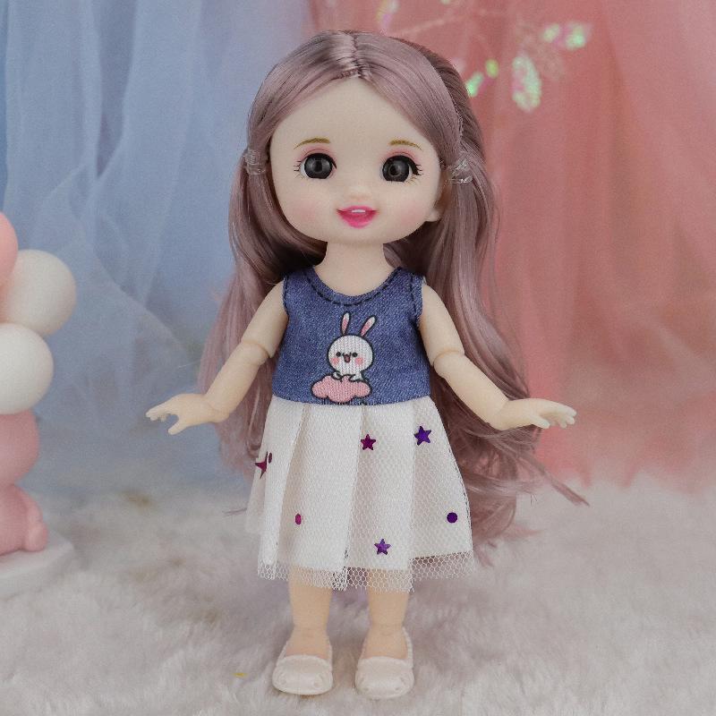 

Изысканный набор куклы-принцессы 17 см: Сменные наряды, идеальный подарок на день рождения для маленьких девочек. Clothes Only (No Doll)