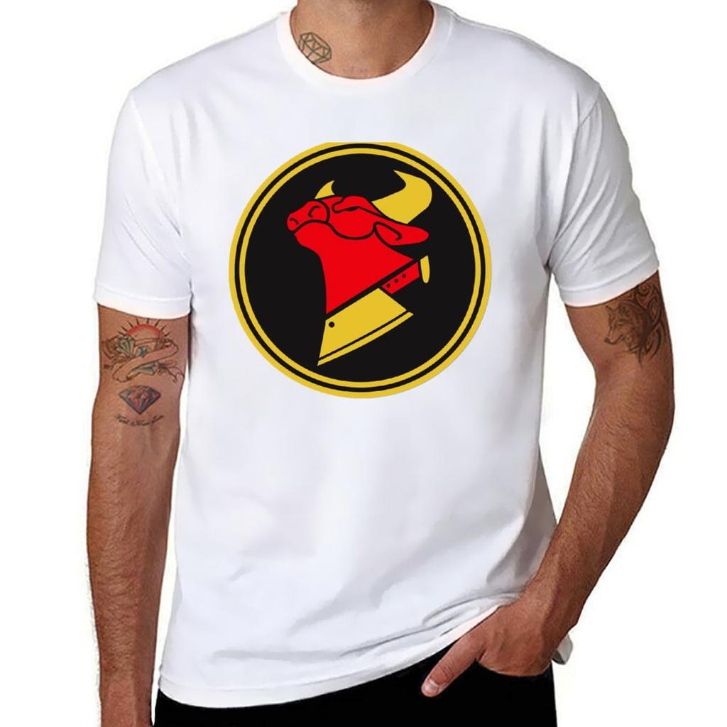 CowChop Logo T-Shirt Übergröße Outdoor Freizeit Oberteil