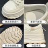 Board shoes spring and autumn new casual thick-soled feet small leather breathable