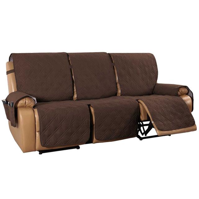 1 2 3 Seater Recliner Sofa Cover Waterproof Pet Dog Kid Sofa Mat Sofa Covers Relax Lounger Slipcovers Couch Towel Armchair Cover