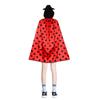 Game Theme Adult Ladybug Cape Cosplay Costume With Polyester Fabric For Halloween Parties