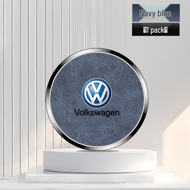 Volkswagen e-up! Car Cup Holder Mat for 2009-2019 Models - Alloy Storage Box Mat.