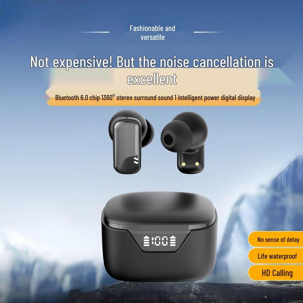 Q92 Mini Wireless High-Fidelity Bluetooth Earphones with Long Battery Life, Noise Reduction, and Comfortable Soft Earplugs.