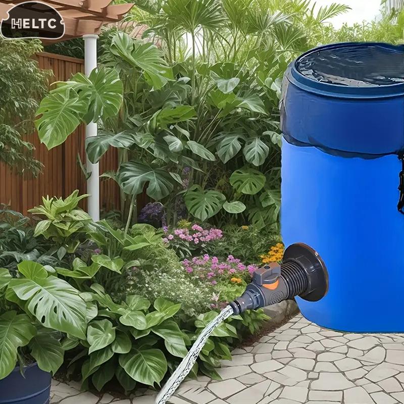 1PCS Water Tank Connector Six Points With Switch Valve Connector Garden Irrigation Pipe Connection Maintenance Coupling