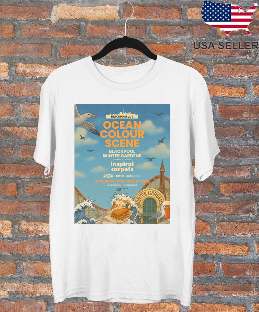 

Ocean Colour Scene Band Blackpool Live Festival Music Size S-5XL SS1158 Unisex T-Shirt XXXL