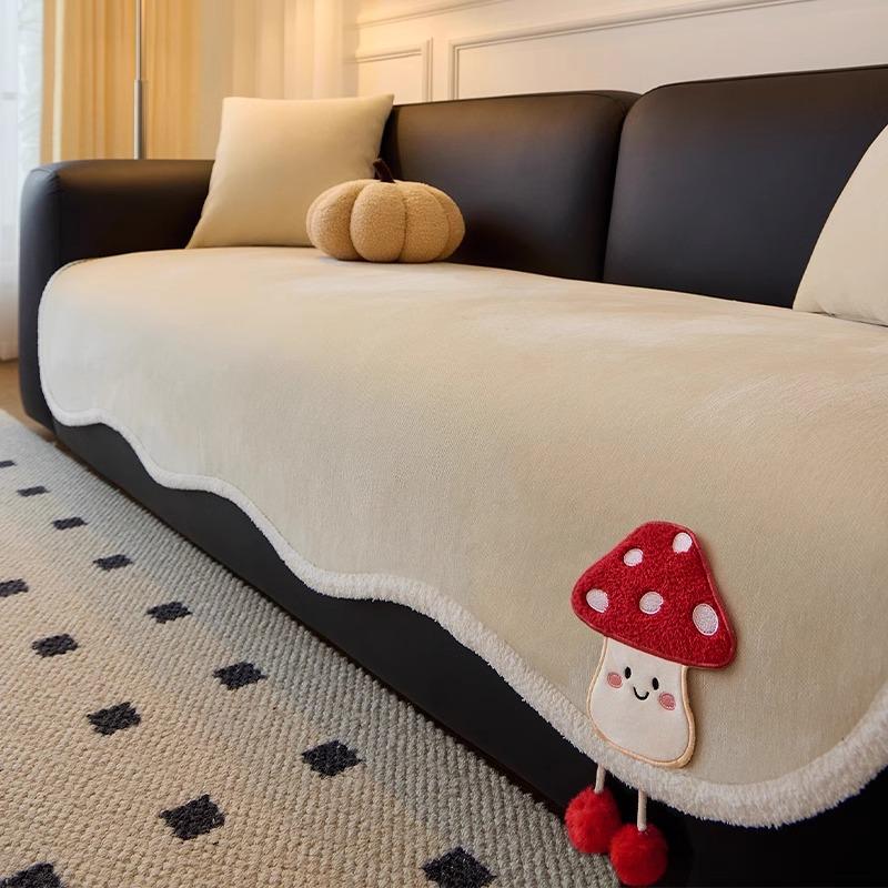 

Four-Season Universal Irregular One-Piece High-End Chenille Non-Slip Anti-Cat Scratching Sofa Special Pad 90*90cm