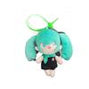 Cute Miku Hatsune Doll Plush Toy Keychain Pendant Cartoon Bag Charm Soft Stuffed Animal Figure Anime Character Accessories For