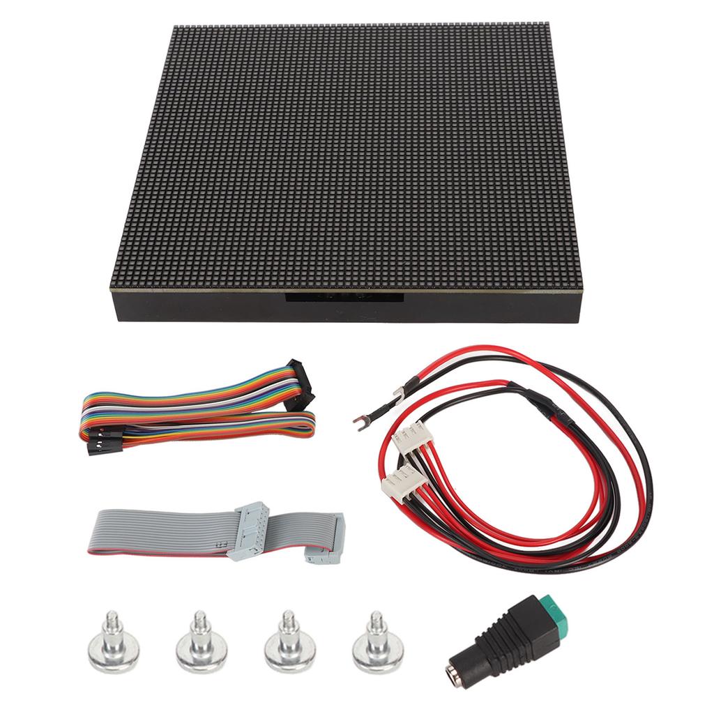 RGB Full Color LED Matrix Panel 64x64 4096 Dots 2mm Pitch Adjustable Brightness LED Dot Matrix Displ