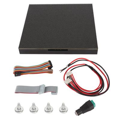 Panel Matriz LED RGB a Todo Color 64x64 4096 Puntos Paso de 2mm Brillo Ajustable Pantalla de Matriz de Puntos LED