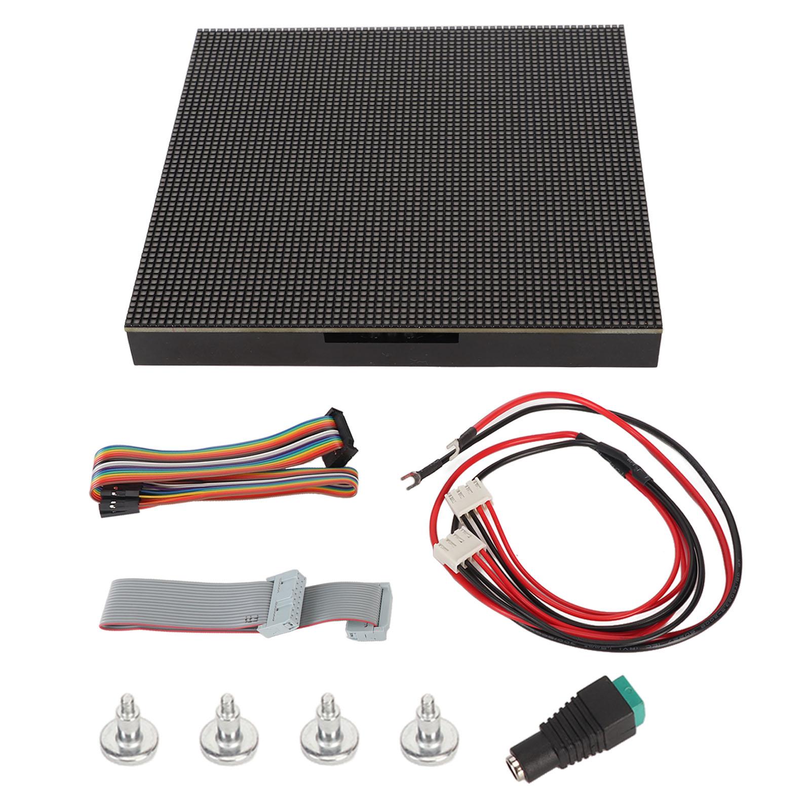 

Полноцветная светодиодная матричная панель RGB 64x64 4096 точек шаг 2 мм регулируемая яркость светодиодный точечный матричный дисплей