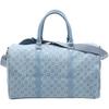 Jordan Monogram 25L Brand Logo Pattern Printed Denim Travel Bag Unisex Travel Bag Purple MM9060-571