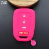 ZAD silicone rubber car key fob cover case shell cap for Honda accord CIVIC CRV jazz HR-V HRV 2013 2014 2015 2016 remote key
