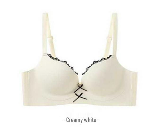 Red Series Seamless Push-Up Bra Set for Women - Side Support, No Underwire, Sexy Thin Hollow Out Design