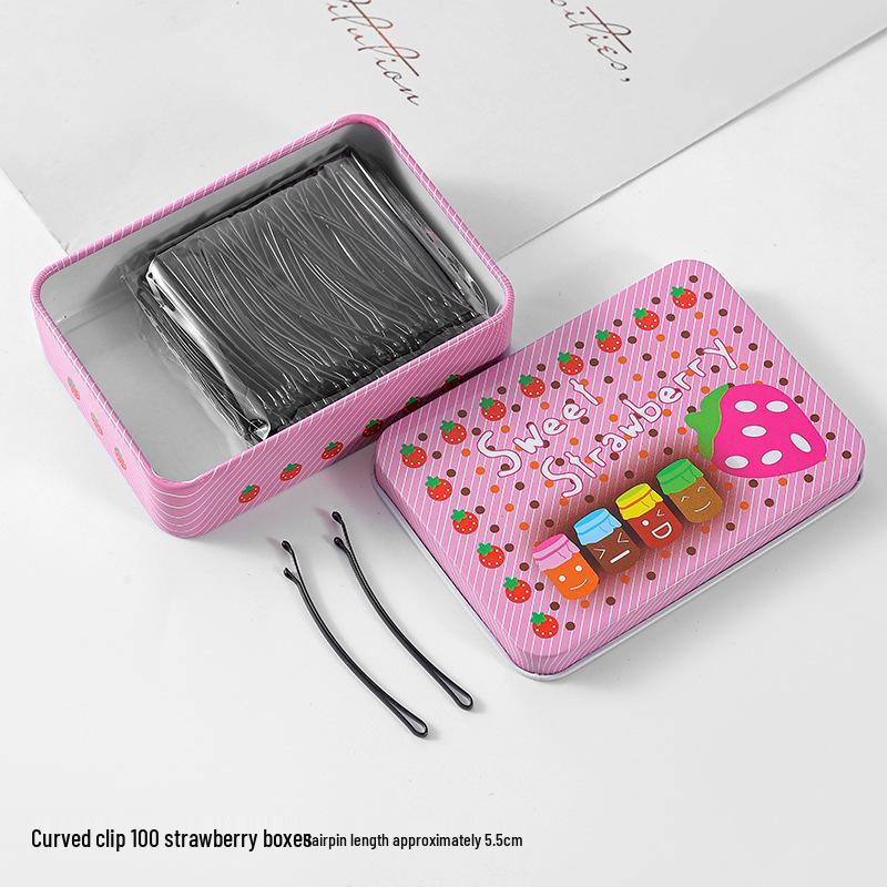 50-200 Pcs Black U-Shaped Bobby Pins & Flat Hair Clips for Hair Styling