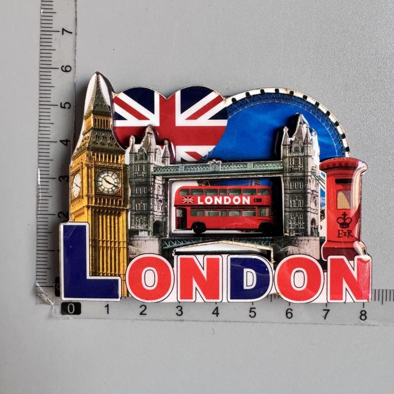 Anglia Autocolante Magnetice de Frigider Magneți de Frigider Britanici Regatul Unit Autobuz Londonez Big Ben Manchester Oxford Colecție Urs Cadou