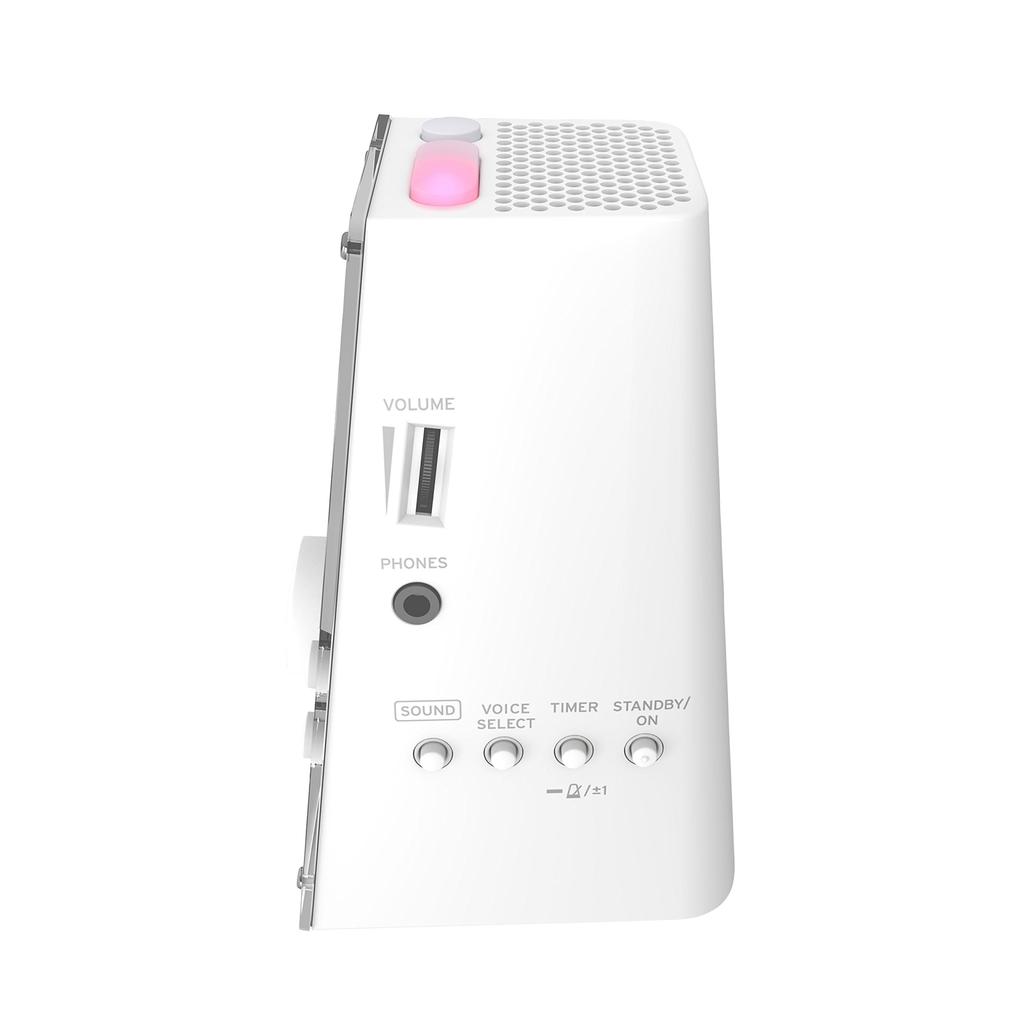 KORG Metronome KDM-3 WH White, Ideal for Individual Practice, Part Practice, and Ensemble Practice, High Volume, 120 Hours of Continuous Operation,