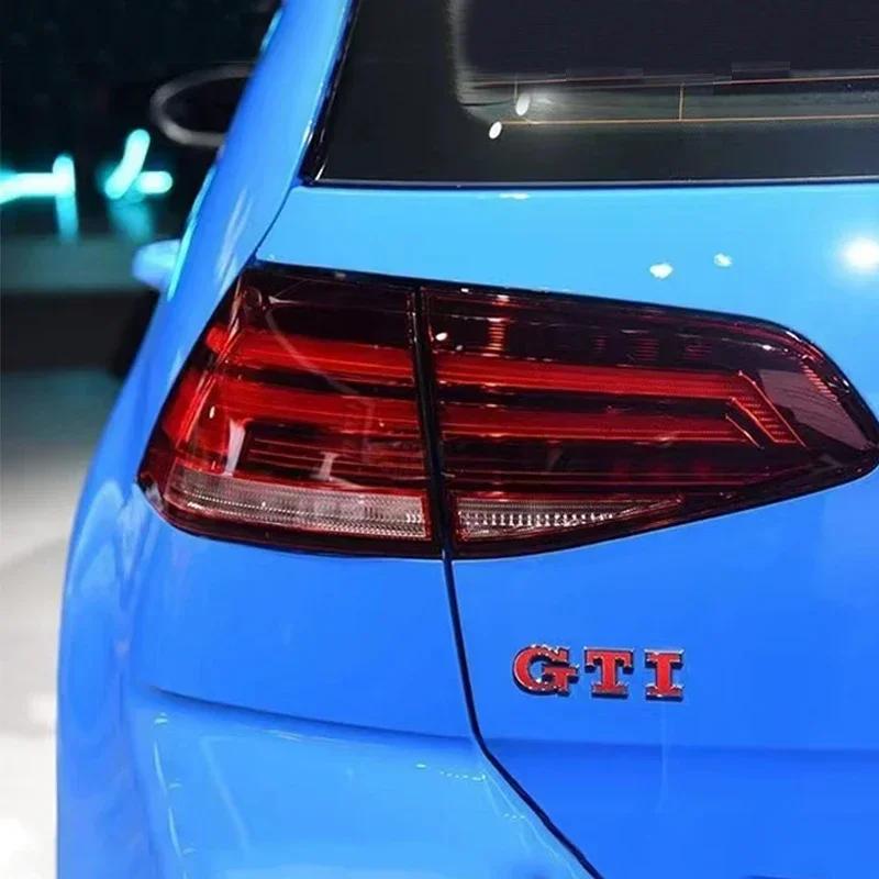 hijk1 1Pcs 3D Metal Car Badge Stickers Logo Decal Accessories For VW GTI Polo Golf Passat Tiguan Arteon Touareg Taigo Caddy Jetta Beet