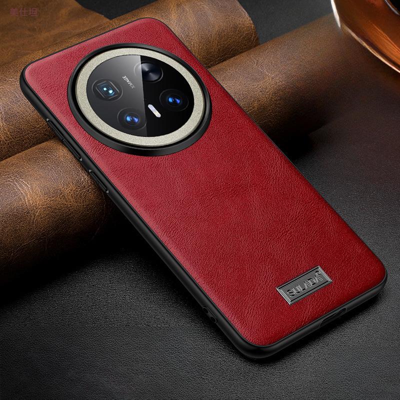 

Подходит для чехла для мобильного телефона Huawei Mate70pro Тонкий Huawei Противоударный Полное покрытие M70 Бизнес Мужской Мода Женский Кожаный чехол Huawei Mate 70Pro