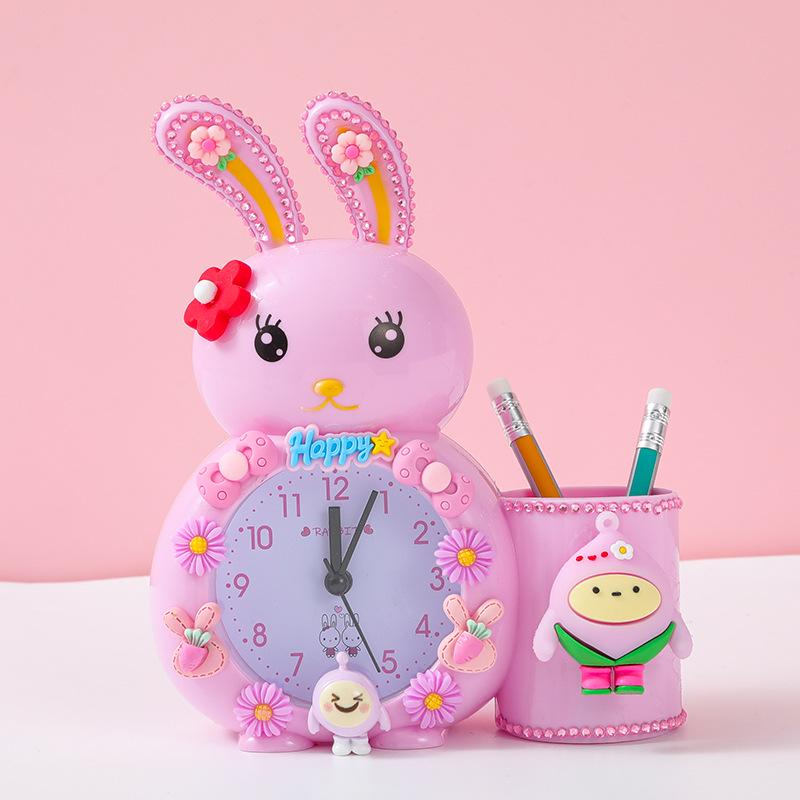 DIY Children's Alarm Clock Kit: Creative Handmade Desktop Ornament & Educational Toy