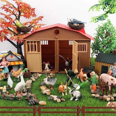 Plastic Artificial Cactus Models DIY Micro Landscape Miniature Fruit Tree Scene Model Sand Table Decoration Simulation Farm