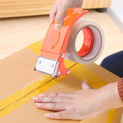 Portable Heavy Duty Metal Tape Dispenser Handheld Tape Cutter Tape Cutting Machine for Office Warehouse Package Packing Shipping
