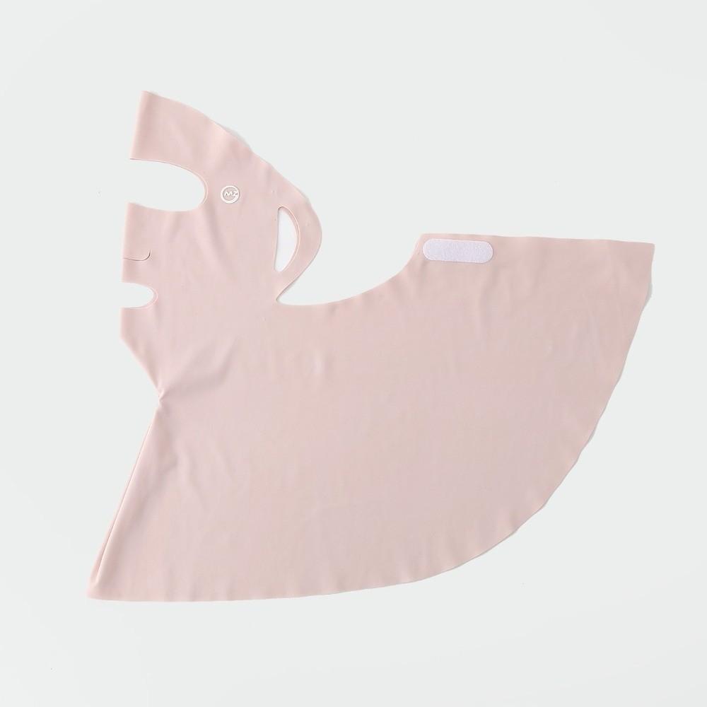 Sun Protection Sunscreen Mask Solid Color Neck Wrap Fashion Ice Silk Face Veil  Summer