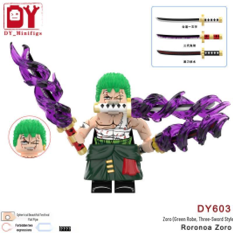 Pirate Anime Series DY601-DY661 Educational Building Block Minifigures Toy for Boys