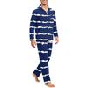 Men's Long Sleeve Button Down Pajama Set - Cozy Sleepwear for Nighttime Relaxation