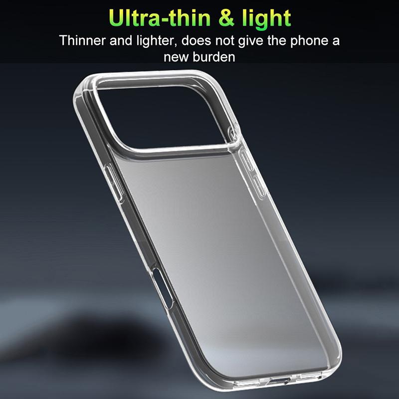 Husă transparentă moale din silicon TPU pentru telefon pentru iPhone 17 Pro Max Ultra Subțire Huse Transparente Rezistente la Șocuri pentru iPhone 17 Air Capac Spate