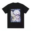 Wolf Pattern Pure Cotton Printed Men's and Women's Personalized Casual Short Sleeved Summer New Fashionable Round Neck T-shirt
