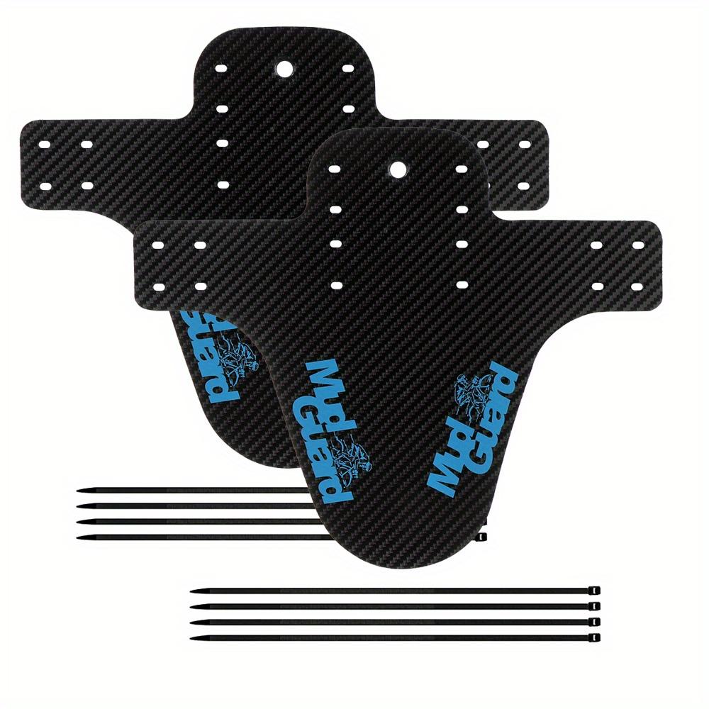 2pcs Bicycle mudguards,  carbon fiber patterned bicycle mudguards, suitable for front and rear wheels, ultralight mountain bike mudguards.