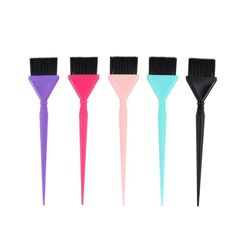 Stylish Hair Tint Brushes for Bleaching and Coloring Applications with Ergonomic Handle For Hairdressers And Hair Care