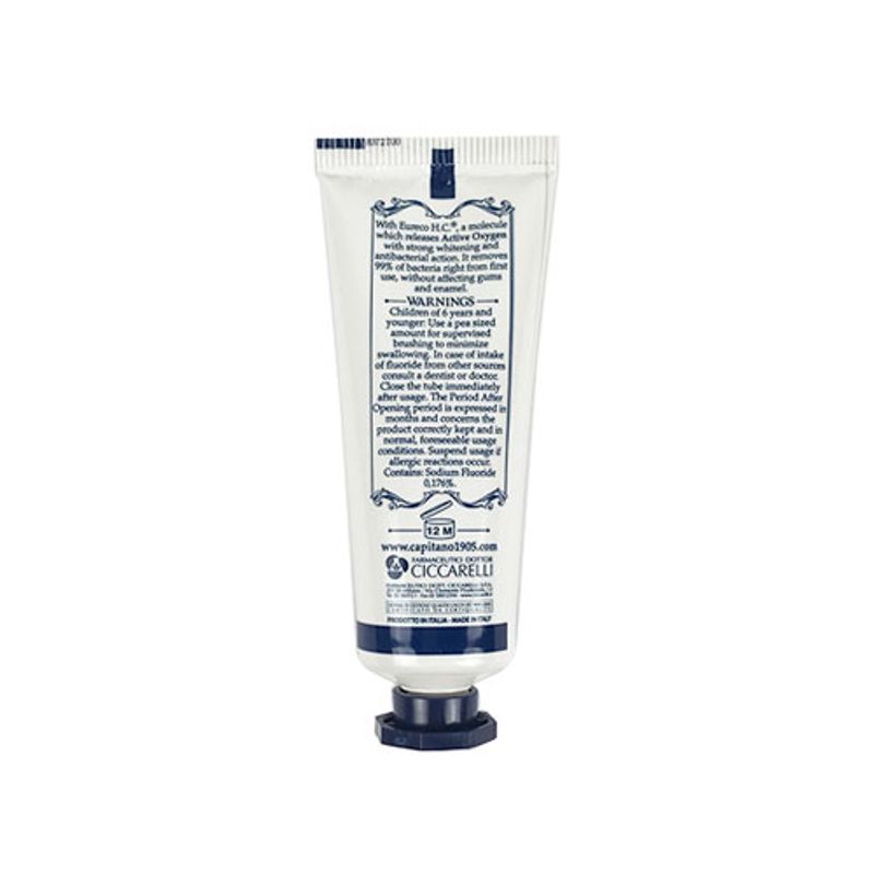 Pasta del Capitano 1905 Premium Whitening Toothpaste 25ml [Mini Size]